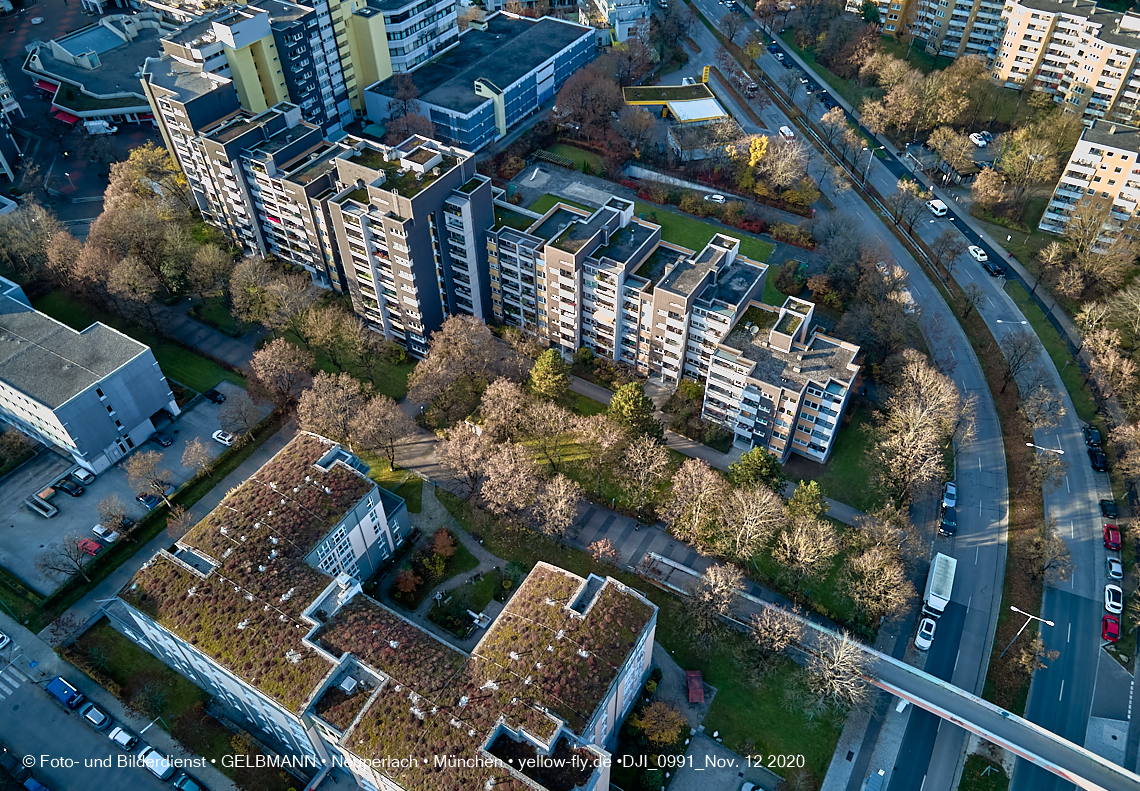 12.11./09.11.2020 - Marx-Zentrum und Umgebung am Karl-Marx-Ring in Neuperlach